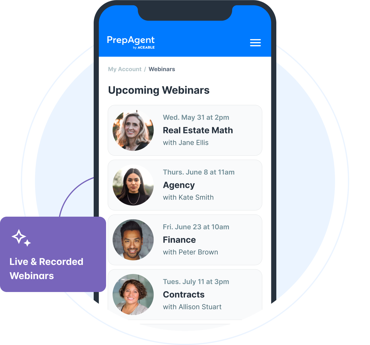 PrepAgent Upcoming webinars